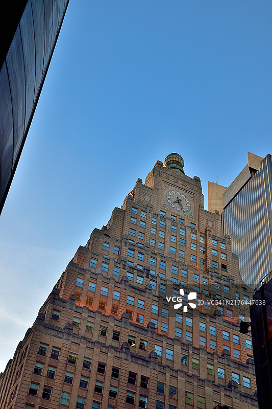 夜幕下的时代广场1927年派拉蒙大厦（百老汇1501号）图片素材