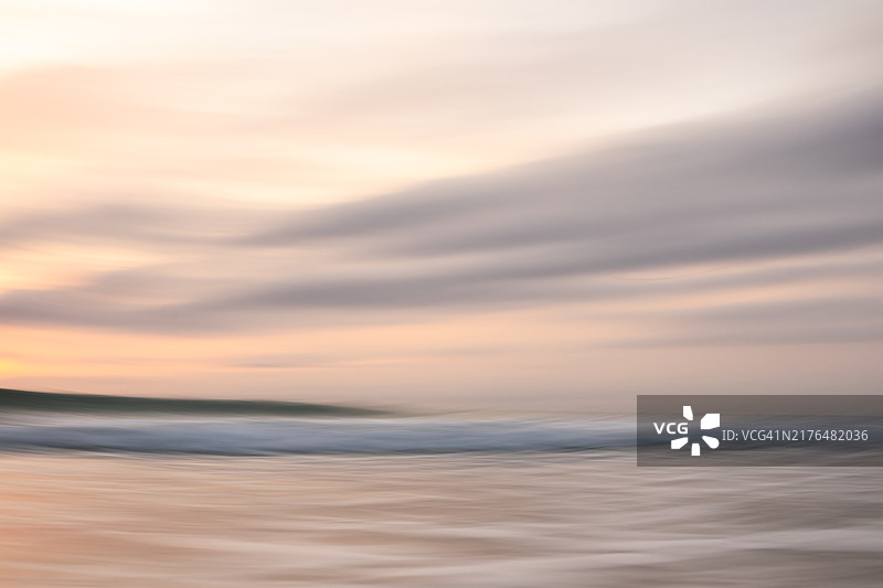 西班牙抽象海岸线图片素材