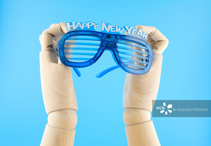 新年除夕眼镜图片素材