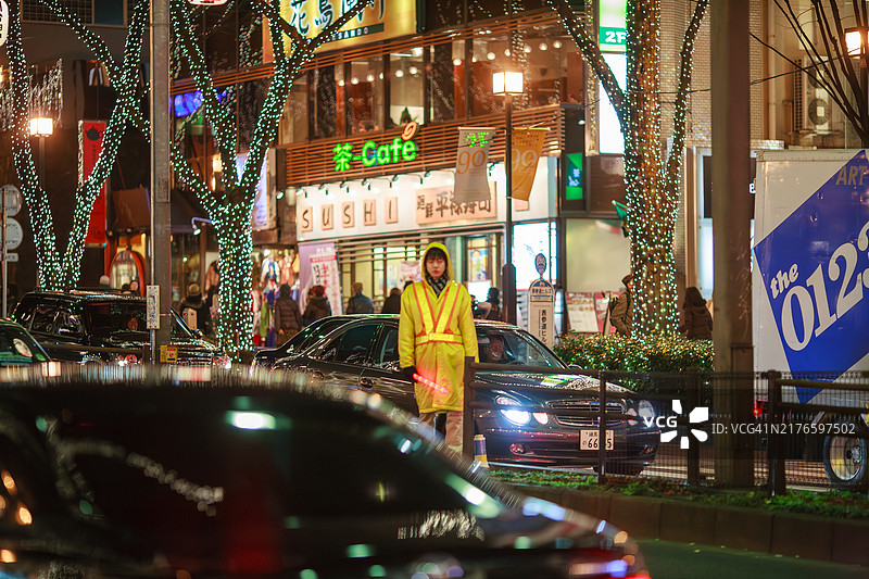 东京的圣诞节场景图片素材