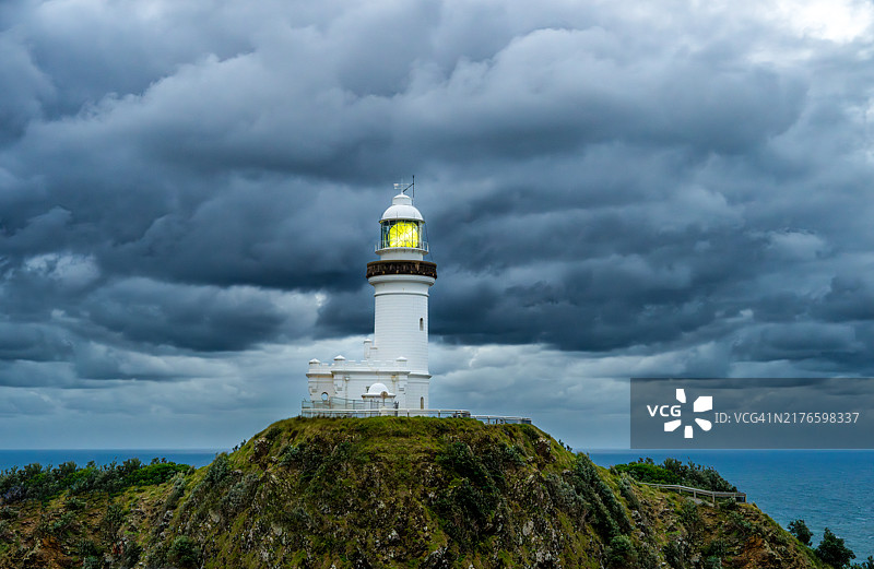 澳大利亚拜伦湾拜伦角灯塔日落图片素材
