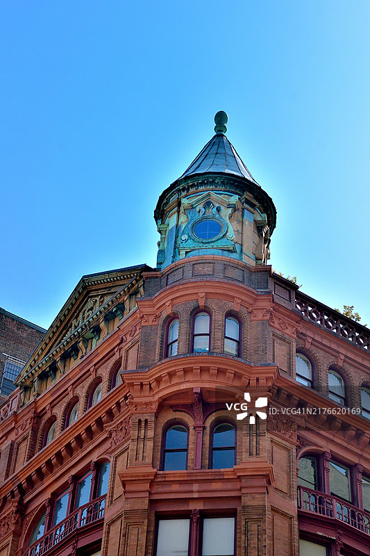 纽约曼哈顿，1891年建造的布利克大厦图片素材