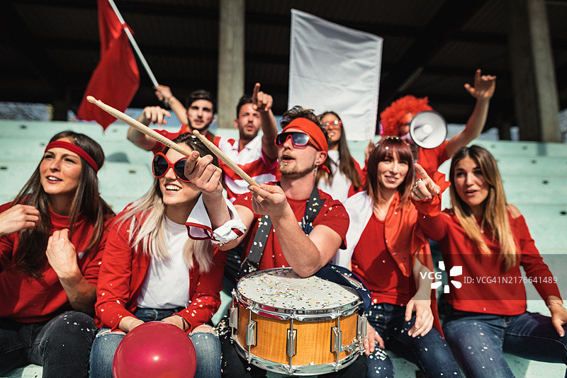 体育场内的支持者图片素材