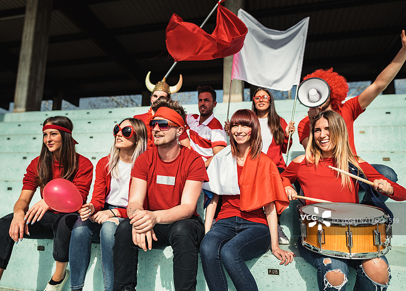 体育场内的支持者图片素材