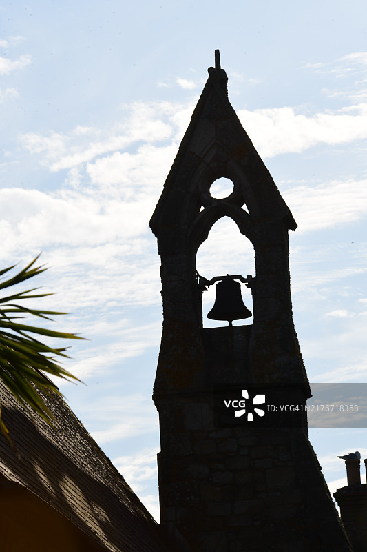 海岸教堂建筑图片素材