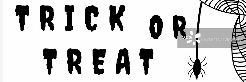 万圣节不给糖就捣蛋网页横幅图片素材