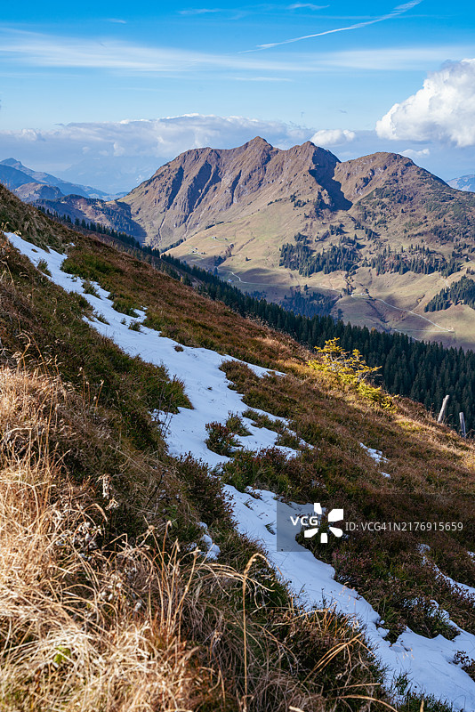 奥地利普伦德尔科普夫山峰风光图片素材