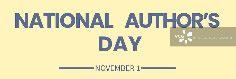 全国作家日网页banner图片素材