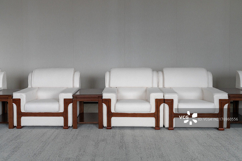 会议室内的正式接待用沙发图片素材