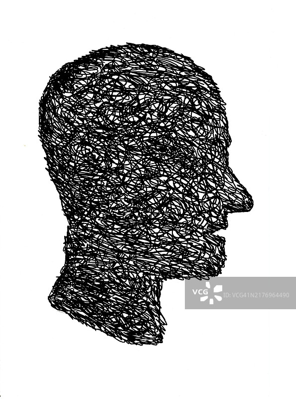 焦虑的想法图片素材