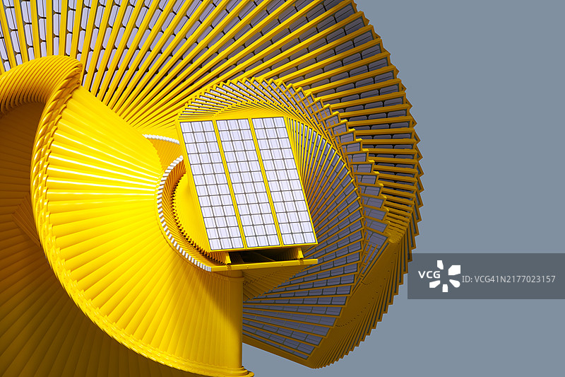 可持续能源漩涡图案图片素材