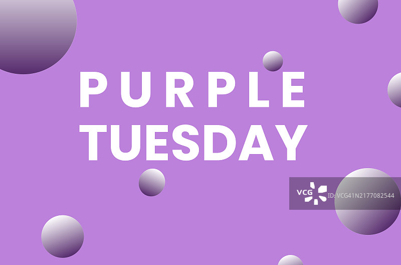 紫色星期二图片素材
