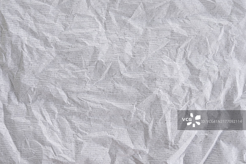褶皱的白纸纹理图片素材