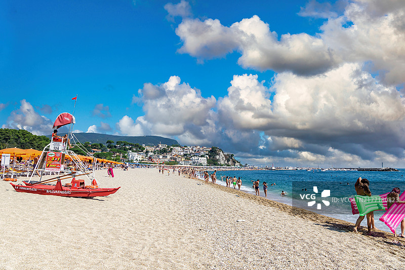 意大利马尔凯地区的夏日风光（2024年）图片素材