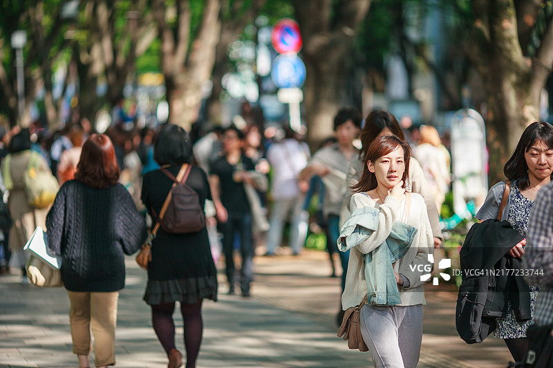 东京表参道街景图片素材