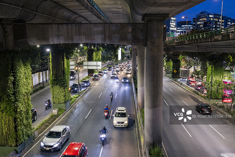 墨西哥城午后交通图片素材