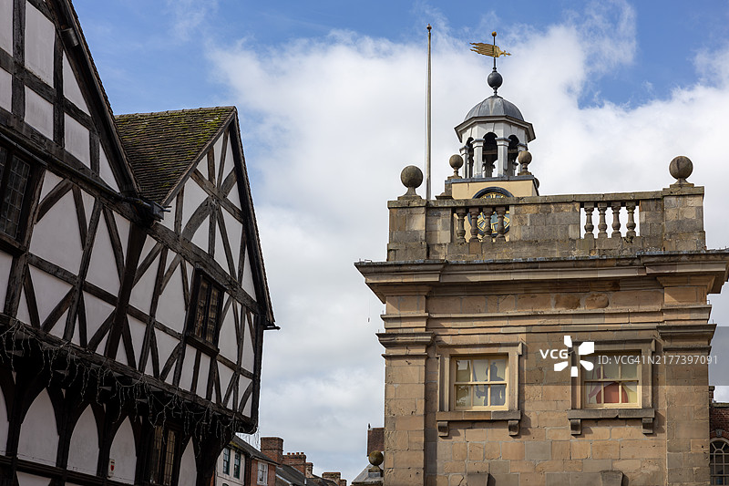 勒德洛，什罗普郡，英格兰，英国，欧洲图片素材