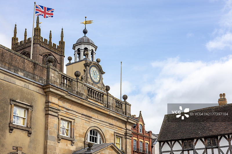 勒德洛，什罗普郡，英格兰，英国，欧洲图片素材