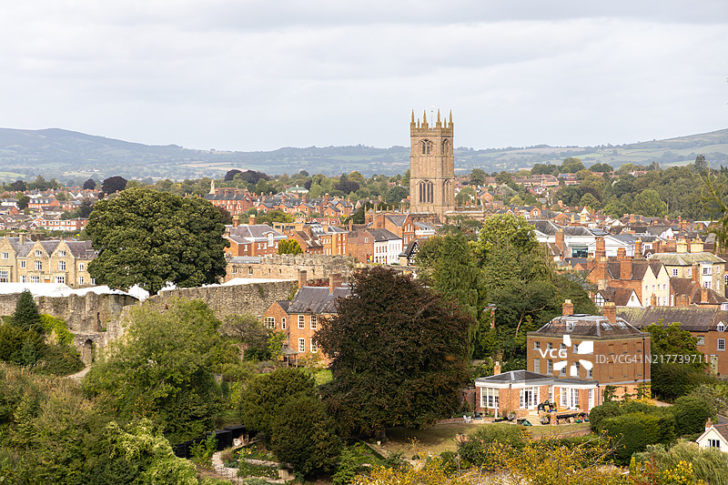 勒德洛，什罗普郡，英格兰，英国，欧洲图片素材