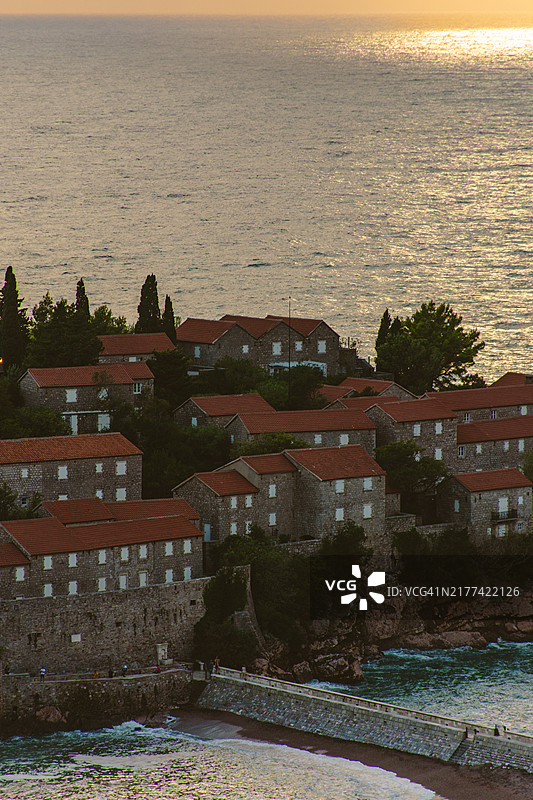 圣斯特凡日落图片素材