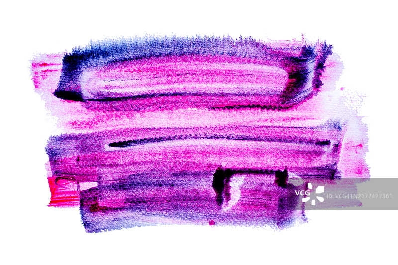 紫色水彩笔触图片素材