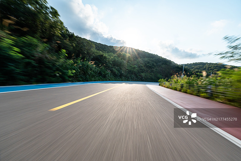 沥青路高速公路景观图片素材