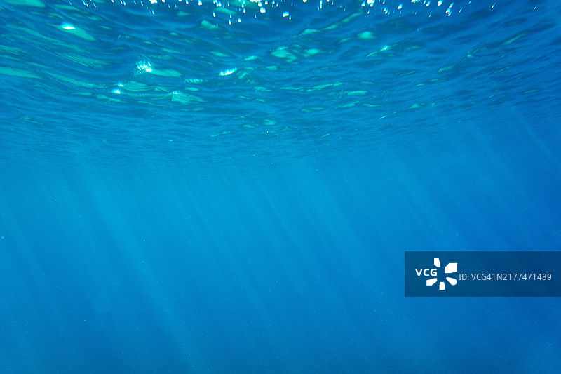 海洋的全景拍摄图片素材