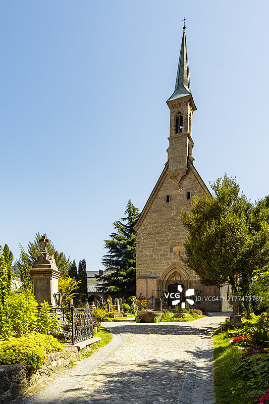 萨尔茨堡圣彼得修道院的玛格丽特教堂图片素材