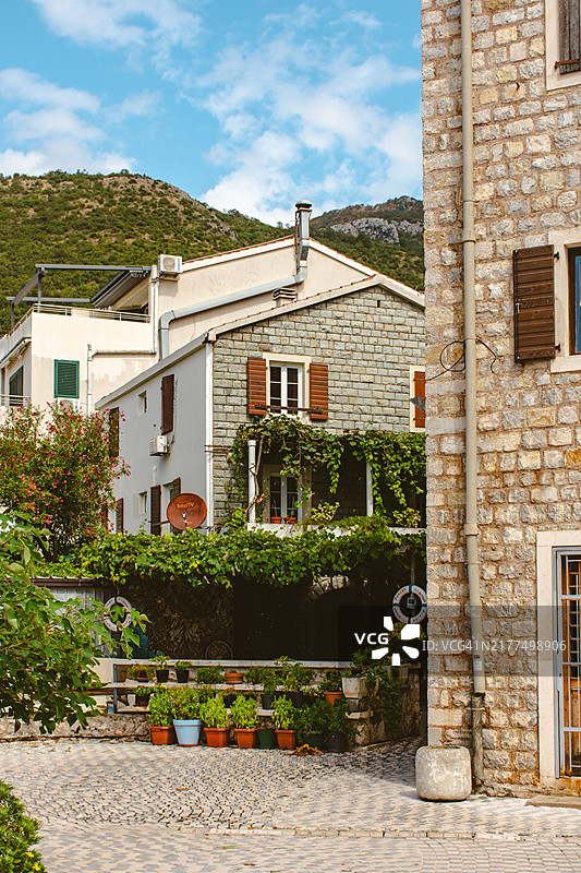 黑山共和国彼得罗瓦茨古镇图片素材