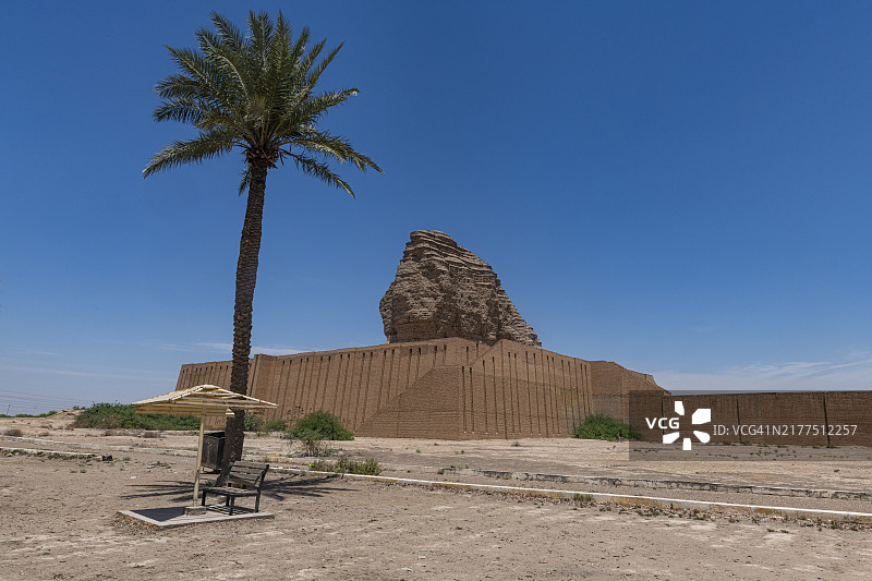 杜尔-库里加尔祖金字形神塔，伊拉克，亚洲图片素材