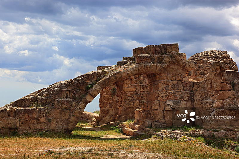 塞浦路斯萨拉米斯古城遗址图片素材