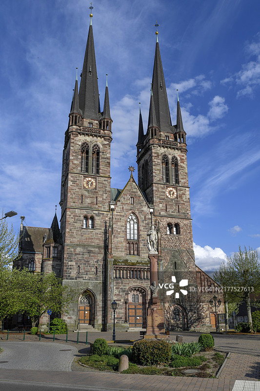 德国巴登-符腾堡州圣约翰内斯天主教堂图片素材