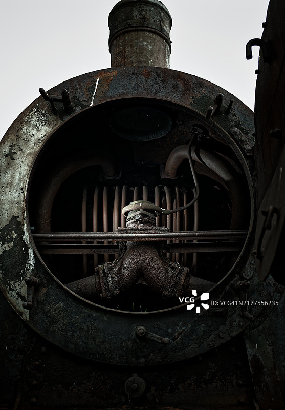 老式机车内部图片素材