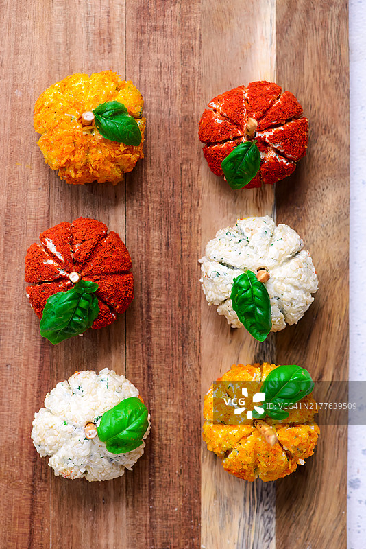 南瓜造型香料奶酪球图片素材