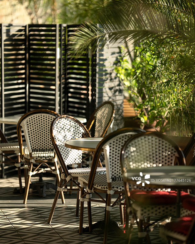 活动餐饮咖啡厅：意式西班牙风情露台图片素材