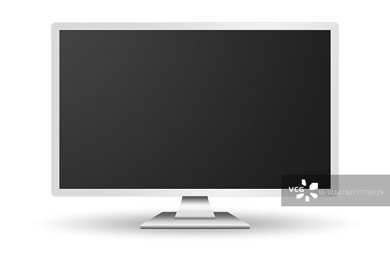 屏幕关闭的空白显示器图片素材