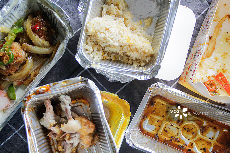 剩余食物图片素材