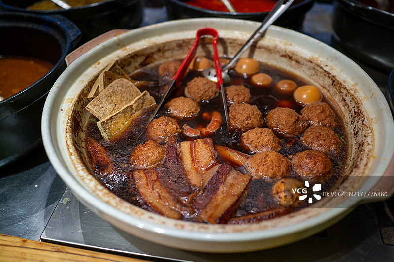 面条配料选择图片素材