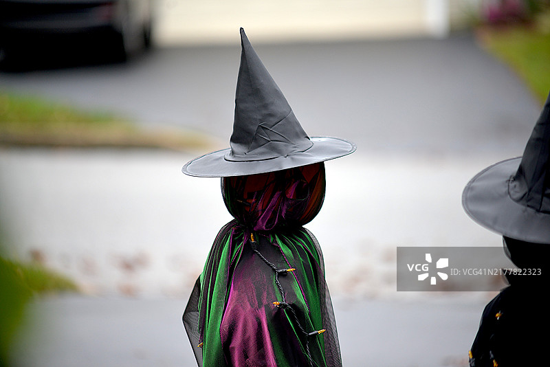 自制万圣节女巫特写图片素材