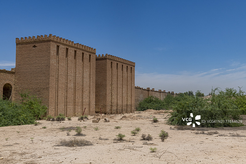 杜尔-库里加尔祖金字形神塔，伊拉克，亚洲图片素材