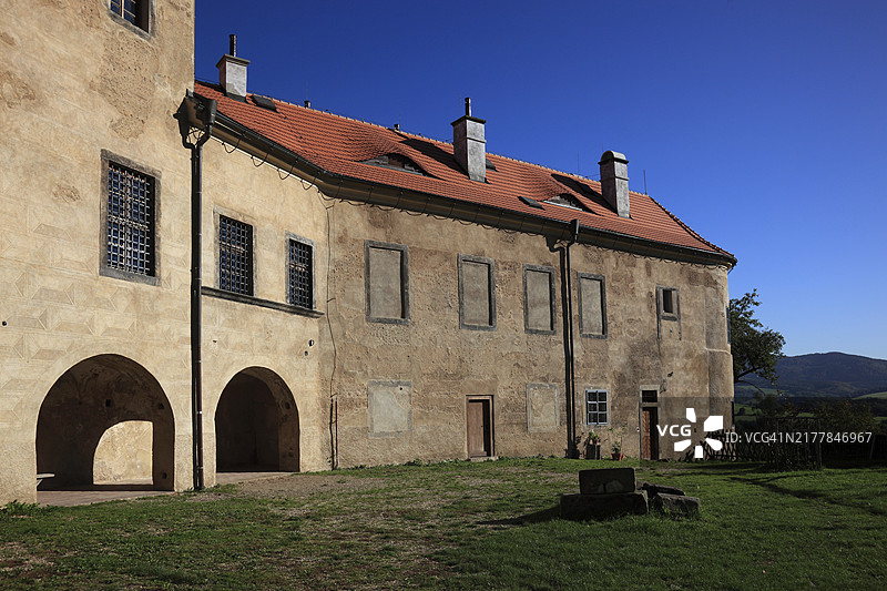 格拉布施泰因，位于捷克共和国北部利贝雷茨地区图片素材