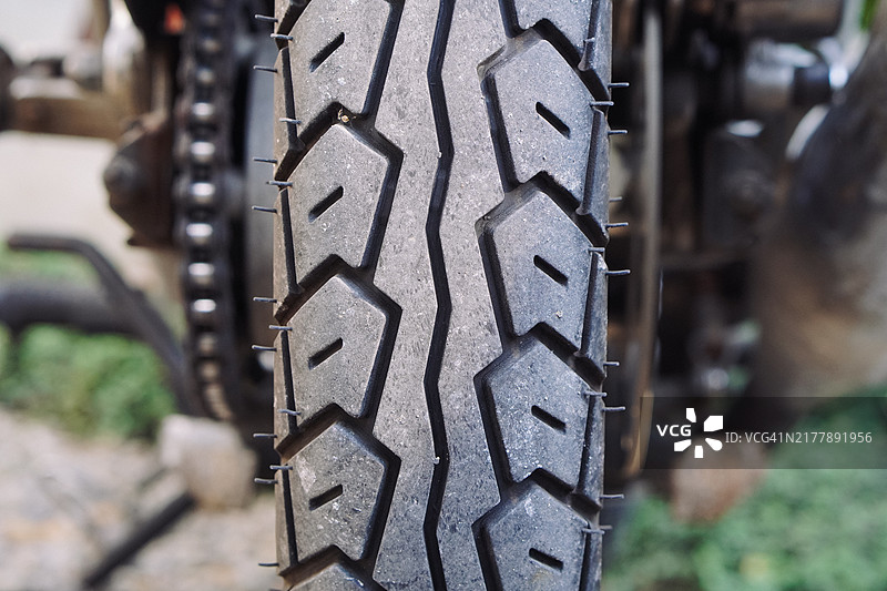 轮胎胎面特写图片素材