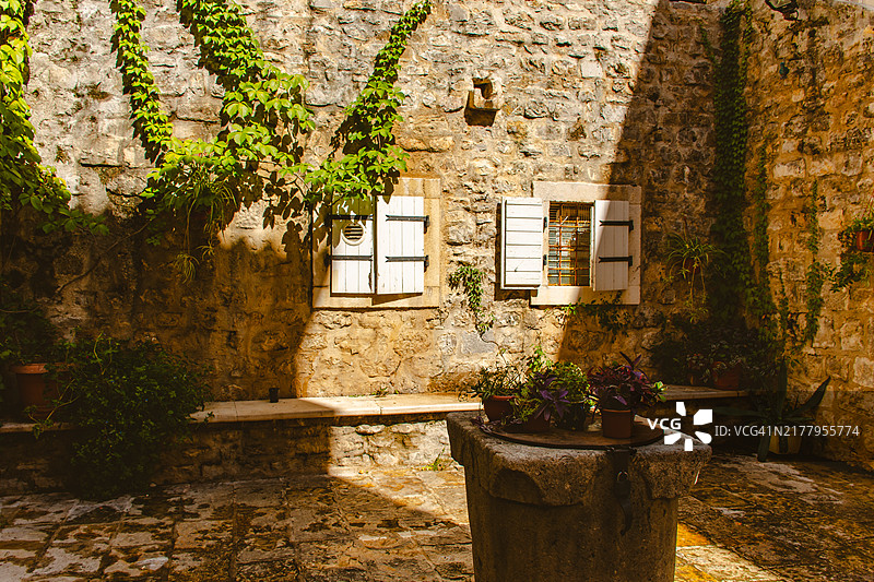 布德瓦老城广场图片素材