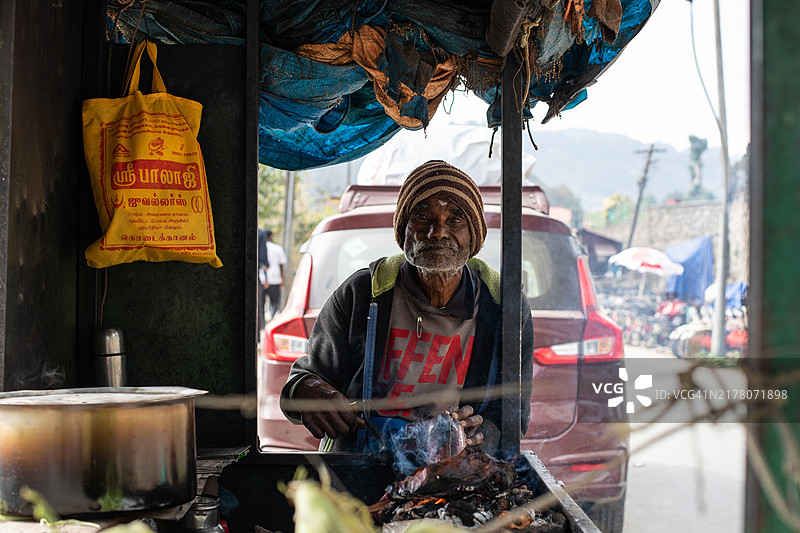 印度街头美食图片素材