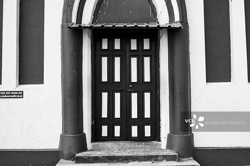 教堂入口，泰米尔纳德邦图片素材