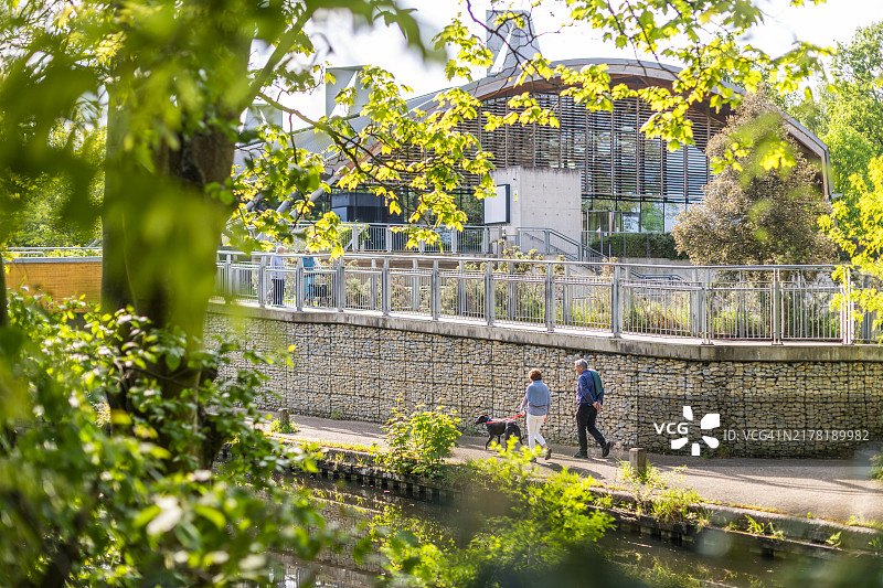 贝辛斯托克运河牵引小路图片素材
