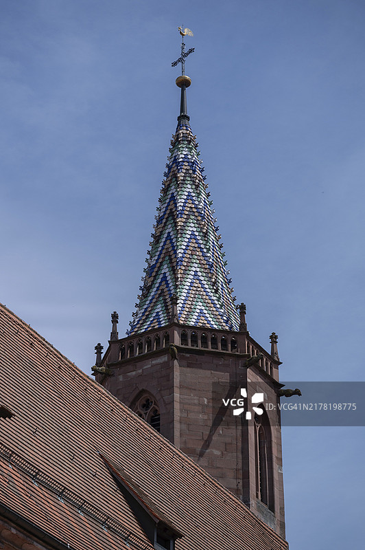 德国维林根圣母大教堂塔楼图片素材