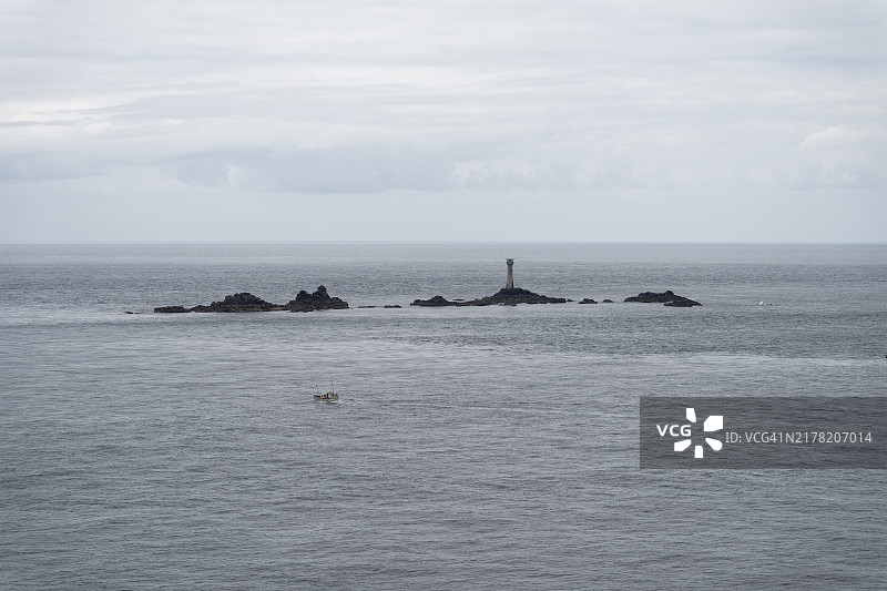 兰兹角灯塔，英格兰，英国图片素材