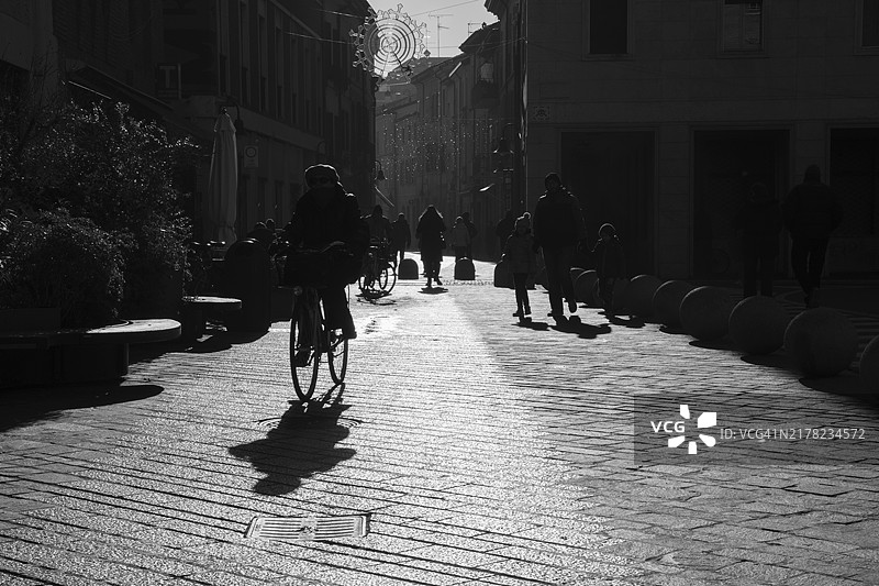 拉文纳风景街景（意大利）图片素材