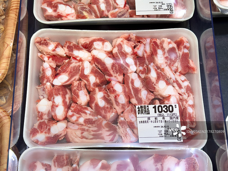 新鲜排骨尖图片素材